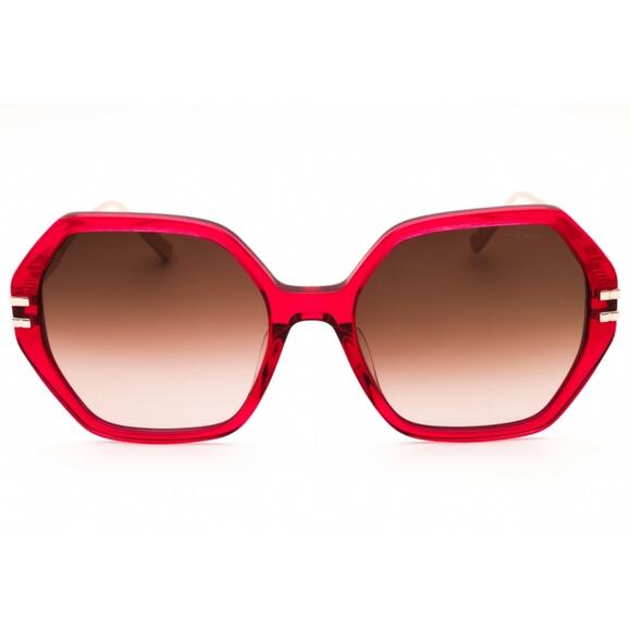 NEW!!! Chopard SCH370M 07AK Transparent Red Ice Cube Sunglasses, Authentic main image 6